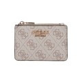 GUESS Portmonee 'LAUREL II' cappuccino / kuld / valge