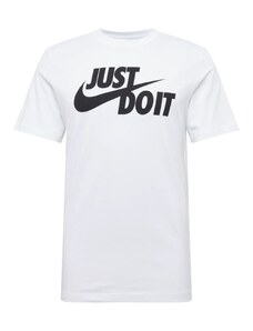 Nike Sportswear Särk 'Swoosh' must / valkjas