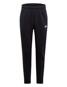 Nike Sportswear Püksid 'Club Fleece' must / valge
