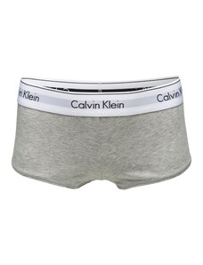 Calvin Klein Underwear Naiste bokserid 'Boyshort' meleeritud hall / must / valge
