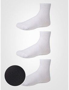 Ysabel Mora 3 paari puuvillaste sportlike sokkide komplekt "Ankle Breathable Black"
