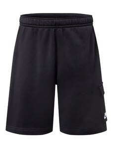 Nike Sportswear Klapptaskutega püksid must / valge