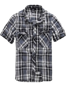 Brandit Triiksärk 'Roadstar' tumehall / must / valge