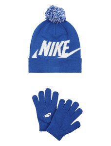 Nike Sportswear Komplekt 'Mütze & Handschuhe' kuninglik sinine / valge