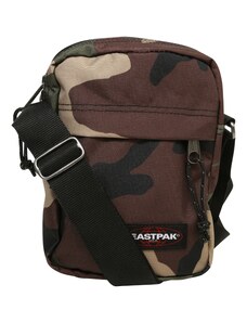EASTPAK Õlakott 'The One' pruun / roheline / punane / must / valge
