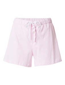 Lauren Ralph Lauren Pidžaamapüksid roosa / valge
