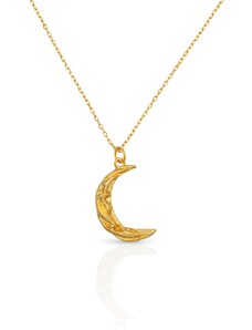 Guerilla Choice Moon Charm Necklace
