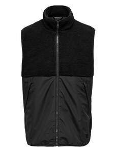 Only & Sons Vest 'Ben' tumehall / must