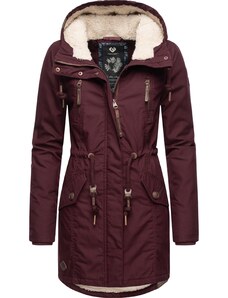 Ragwear Talveparka 'Elsie' veinipunane