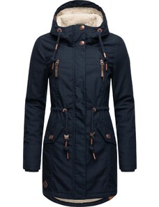Ragwear Talveparka 'Elsie' sinine / meresinine / valge