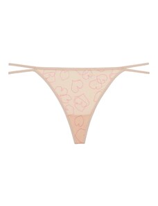Calvin Klein Underwear Stringid beež / roosa