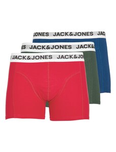 JACK & JONES Bokserid punane / must / valge