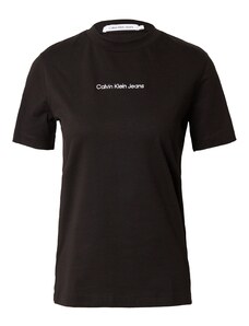 Calvin Klein Jeans Särk 'Institutional' must / valge