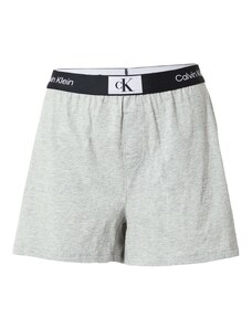 Calvin Klein Underwear Pidžaamapüksid meleeritud hall / must / valge