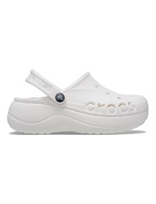 Crocs Baya Platform Clog White