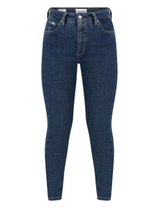 Calvin Klein Jeans Teksapüksid sinine teksariie / valge