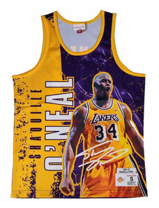 Mitchell & Ness NBA Los Angeles Lakers Shaquille Oneal Player Burst Mesh Tank krepšinio T-Shirt