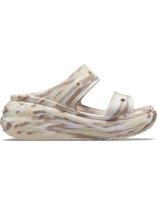 Crocs Classic Crush Marbled Sandal Bone/Multi