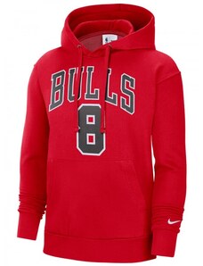 Nike Nba Chicago Bulls Zach Lavine Essential Fleece Pullover Loose Fit Džemperis