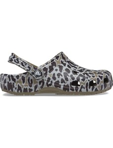 Crocs Classic Animal Print Clog Khaki/Leopard