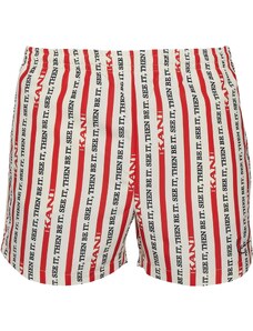 Karl Kani Ujumispüksid punane / must / valge