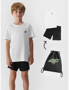 4F Boy's P.E. sports set (T-shirt+shorts+sack-pack)