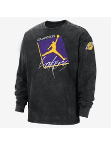 Jordan NBA Los Angeles Lakers Courtside Statement Edition Max90 LS krepšinio T-Shirt