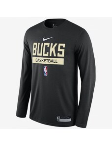 Nike Nba Milwaukee Bucks Practice Dri-Fit Marškinėliai Ilgomis Rankovėmis