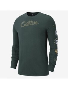 Nike Nba Boston Celtics City Edition Long Sleeve Marškinėliai Ilgomis Rankovėmis