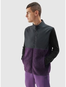 4F Men's vest without hood - purple