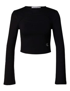 Calvin Klein Jeans Särk 'MILANO' must / hõbe