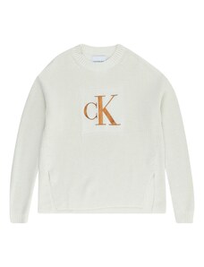 Calvin Klein Jeans Kampsun pueblo / valge