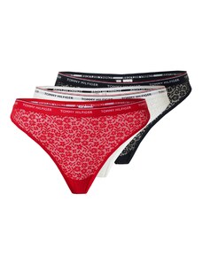 Tommy Hilfiger Underwear Stringid punane / must / valge