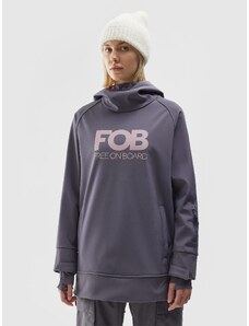 4F Women's softshell snowboard sweatshirt 5000 membrane - grey