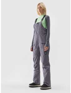 4F Women's snowboard bib trousers membrane 15000 - grey