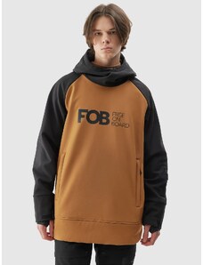 4F Men's softshell snowboard sweatshirt 5000 membrane - beige