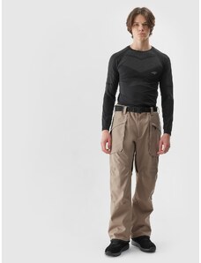 4F Men's ski trousers membrane 8000 - brown