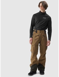 4F Men's snowboard trousers 15000 membrane - brown
