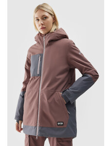 4F Women's snowboard jacket 10000 membrane - brown
