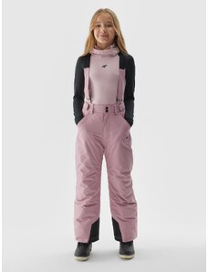 4F Girl's ski bib trousers membrane 8000 - pink