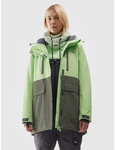 4F Women's snowboard jacket 15000 membrane - green