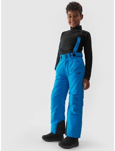4F Boy's ski bib trousers 8000 membrane - turquoise
