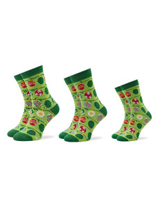 Kõrgete unisex sokkide komplekt (3 paari) Rainbow Socks