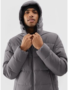 4F Men's synthetic-fill down ski jacket - grey
