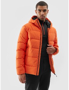 4F Men's synthetic-fill down ski jacket - orange