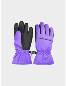 4F Girl's Thinsulate ski gloves - purple