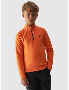 4F Boy's thermo-active fleece underwear (top) - orange