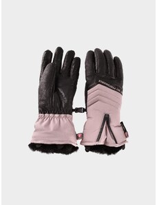 4F Women's PrimaLoft Gold ski gloves - beige