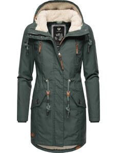 Ragwear Talveparka 'Elsie' roheline