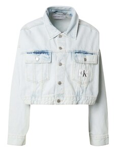 Calvin Klein Jeans Kevad-sügisjope helesinine / must / valge